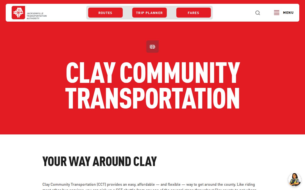 Clay County release transportation route and courthouse stop information